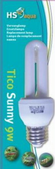 HS aqua Ersatzlampe Sunny 9 Watt für Tico Aquarium 20-30
