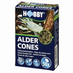 51115HO - 50 St. Hobby Alder Cones - Erlenzapfen fuer Garnelen-Aquarium