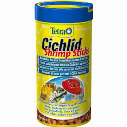 250 ml Tetra Cichlid Shrimp Sticks – fördert Wohlbefinden, natürliche Farbenpracht und Wachstum