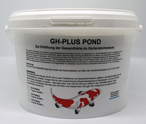 1 kg GH-PLUS POND – erhöht die Gesamthärte im Teichwasser, für 10.000 Liter